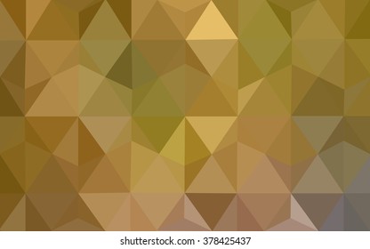 Multicolor dark green, yellow, orange polygonal illustration, which consist of triangles. Geometric background in Origami style with gradient. Triangular design for your business.