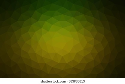 Multicolor dark green, yellow, orange polygonal illustration, which consist of triangles. Geometric background in Origami style with gradient. Triangular design for your business. Multicolor dark green, yellow, orange polygonal illustration, which consist of triangles. Geometric background in Origami style with gradient. Triangular design for your business.