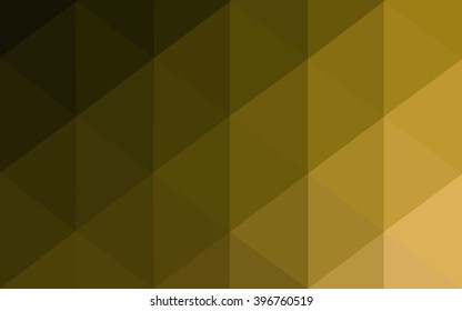 Multicolor dark green, yellow, orange polygonal illustration, which consist of triangles. Geometric background in Origami style with gradient. Triangular design for your business.