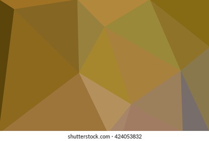 Multicolor dark green, yellow, orange polygonal illustration, which consist of triangles. Geometric background in Origami style with gradient. Triangular design for your business.