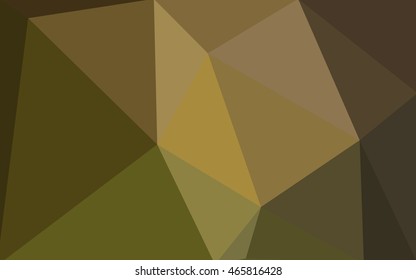 Multicolor dark green, yellow, orange polygonal illustration, which consist of triangles. Geometric background in Origami style with gradient. Triangular design for your business.