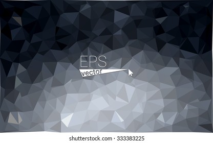 multicolor dark grey geometric rumpled triangular low poly style gradient illustration graphic background. Vector polygonal design for your business.