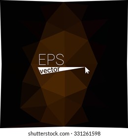 multicolor  dark orange geometric rumpled triangular low poly style gradient illustration graphic background. Vector polygonal design for your business.