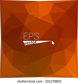 multicolor  dark orange geometric rumpled triangular low poly style gradient illustration graphic background. Vector polygonal design for your business.