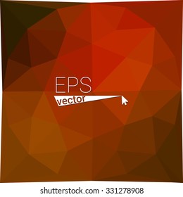 multicolor  dark orange geometric rumpled triangular low poly style gradient illustration graphic background. Vector polygonal design for your business.