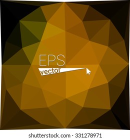 multicolor  dark orange geometric rumpled triangular low poly style gradient illustration graphic background. Vector polygonal design for your business.