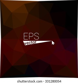 multicolor  dark orange geometric rumpled triangular low poly style gradient illustration graphic background. Vector polygonal design for your business.
