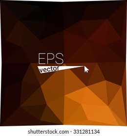 multicolor  dark orange geometric rumpled triangular low poly style gradient illustration graphic background. Vector polygonal design for your business.