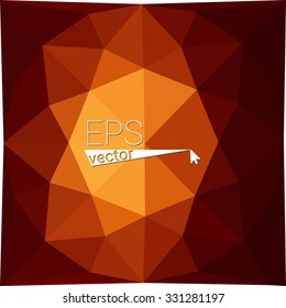 multicolor  dark orange geometric rumpled triangular low poly style gradient illustration graphic background. Vector polygonal design for your business.