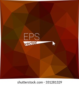 multicolor  dark orange geometric rumpled triangular low poly style gradient illustration graphic background. Vector polygonal design for your business.