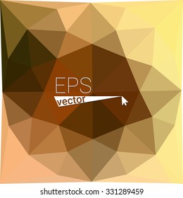 multicolor  dark orange geometric rumpled triangular low poly style gradient illustration graphic background. Vector polygonal design for your business.
