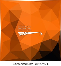 multicolor  dark orange geometric rumpled triangular low poly style gradient illustration graphic background. Vector polygonal design for your business.