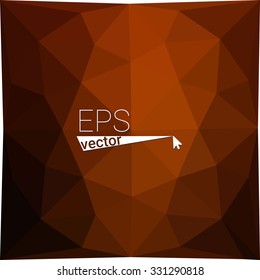 multicolor  dark orange geometric rumpled triangular low poly style gradient illustration graphic background. Vector polygonal design for your business.