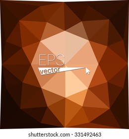 multicolor  dark orange geometric rumpled triangular low poly style gradient illustration graphic background. Vector polygonal design for your business.