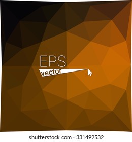 multicolor  dark orange geometric rumpled triangular low poly style gradient illustration graphic background. Vector polygonal design for your business.