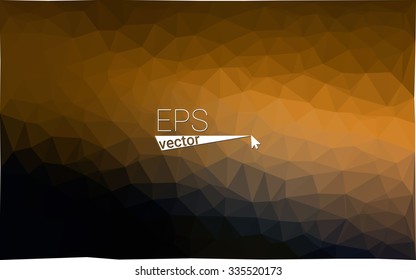 multicolor dark orange geometric rumpled triangular low poly style gradient illustration graphic background. Vector polygonal design for your business.