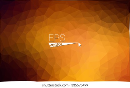 multicolor dark orange geometric rumpled triangular low poly style gradient illustration graphic background. Vector polygonal design for your business.
