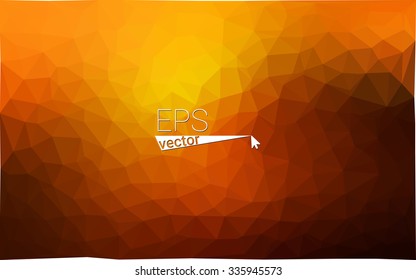 multicolor dark orange geometric rumpled triangular low poly style gradient illustration graphic background. Vector polygonal design for your business.