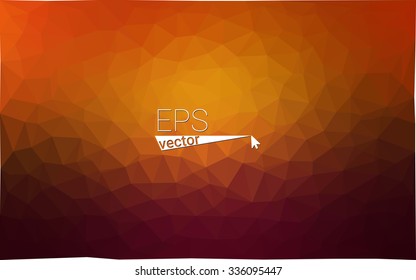 multicolor dark orange geometric rumpled triangular low poly style gradient illustration graphic background. Vector polygonal design for your business.