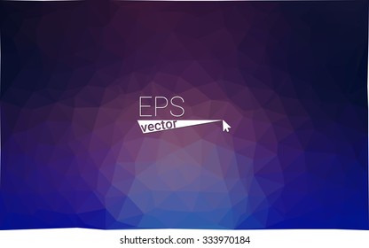 multicolor dark pink, blue geometric rumpled triangular low poly style gradient illustration graphic background. Vector polygonal design for your business.