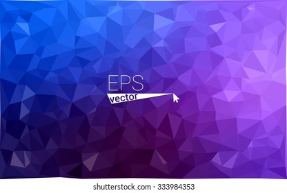 multicolor dark pink, blue geometric rumpled triangular low poly style gradient illustration graphic background. Vector polygonal design for your business.