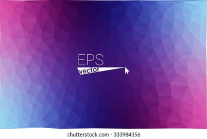 multicolor dark pink, blue geometric rumpled triangular low poly style gradient illustration graphic background. Vector polygonal design for your business.