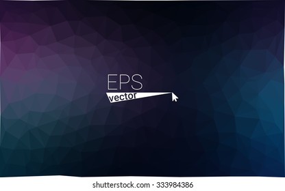 multicolor dark pink, blue geometric rumpled triangular low poly style gradient illustration graphic background. Vector polygonal design for your business.