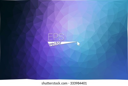 multicolor dark pink, blue geometric rumpled triangular low poly style gradient illustration graphic background. Vector polygonal design for your business.