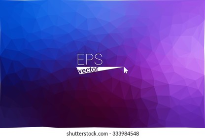 multicolor dark pink, blue geometric rumpled triangular low poly style gradient illustration graphic background. Vector polygonal design for your business.
