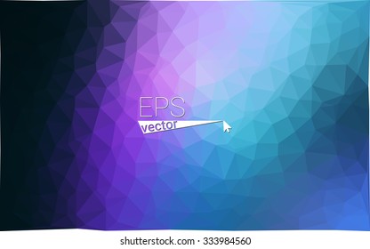 multicolor dark pink, blue geometric rumpled triangular low poly style gradient illustration graphic background. Vector polygonal design for your business.