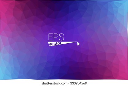 multicolor dark pink, blue geometric rumpled triangular low poly style gradient illustration graphic background. Vector polygonal design for your business.