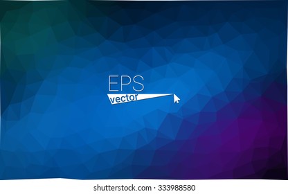 multicolor dark pink, blue geometric rumpled triangular low poly style gradient illustration graphic background. Vector polygonal design for your business.