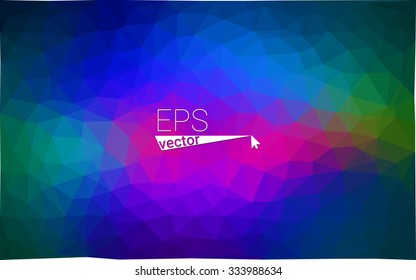 multicolor dark pink, blue geometric rumpled triangular low poly style gradient illustration graphic background. Vector polygonal design for your business.