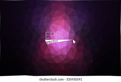 multicolor dark pink, blue geometric rumpled triangular low poly style gradient illustration graphic background. Vector polygonal design for your business.