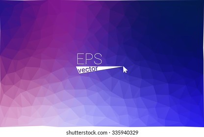 multicolor dark pink, blue geometric rumpled triangular low poly style gradient illustration graphic background. Vector polygonal design for your business.