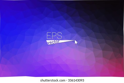 multicolor dark pink, blue geometric rumpled triangular low poly style gradient illustration graphic background. Vector polygonal design for your business.