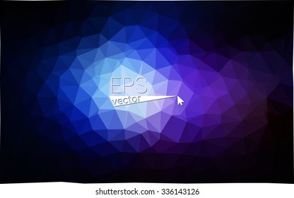 multicolor dark pink, blue geometric rumpled triangular low poly style gradient illustration graphic background. Vector polygonal design for your business.