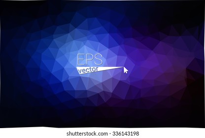 multicolor dark pink, blue geometric rumpled triangular low poly style gradient illustration graphic background. Vector polygonal design for your business.