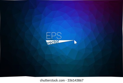 multicolor dark pink, blue geometric rumpled triangular low poly style gradient illustration graphic background. Vector polygonal design for your business.