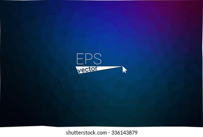 multicolor dark pink, blue geometric rumpled triangular low poly style gradient illustration graphic background. Vector polygonal design for your business.
