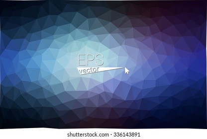 multicolor dark pink, blue geometric rumpled triangular low poly style gradient illustration graphic background. Vector polygonal design for your business.
