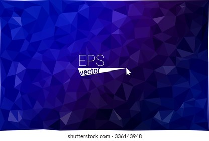 multicolor dark pink, blue geometric rumpled triangular low poly style gradient illustration graphic background. Vector polygonal design for your business.