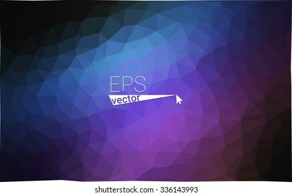 multicolor dark pink, blue geometric rumpled triangular low poly style gradient illustration graphic background. Vector polygonal design for your business.