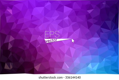 multicolor dark pink, blue geometric rumpled triangular low poly style gradient illustration graphic background. Vector polygonal design for your business.