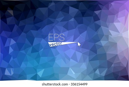 multicolor dark pink, blue geometric rumpled triangular low poly style gradient illustration graphic background. Vector polygonal design for your business.