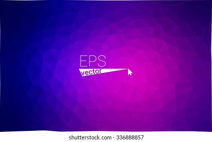 multicolor dark pink, blue geometric rumpled triangular low poly origami style gradient illustration graphic background. Vector polygonal design for your business.