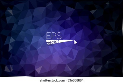 multicolor dark pink, blue geometric rumpled triangular low poly origami style gradient illustration graphic background. Vector polygonal design for your business.