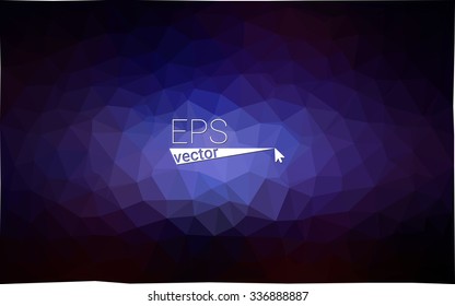 multicolor dark pink, blue geometric rumpled triangular low poly origami style gradient illustration graphic background. Vector polygonal design for your business.