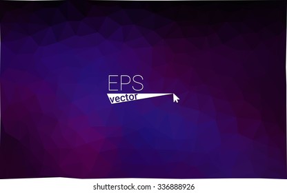 multicolor dark pink, blue geometric rumpled triangular low poly origami style gradient illustration graphic background. Vector polygonal design for your business.