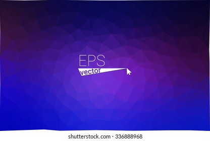 multicolor dark pink, blue geometric rumpled triangular low poly origami style gradient illustration graphic background. Vector polygonal design for your business.